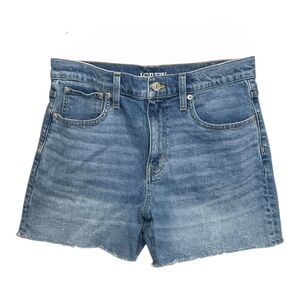 J Crew High Rise Jean Short 4” Size 28